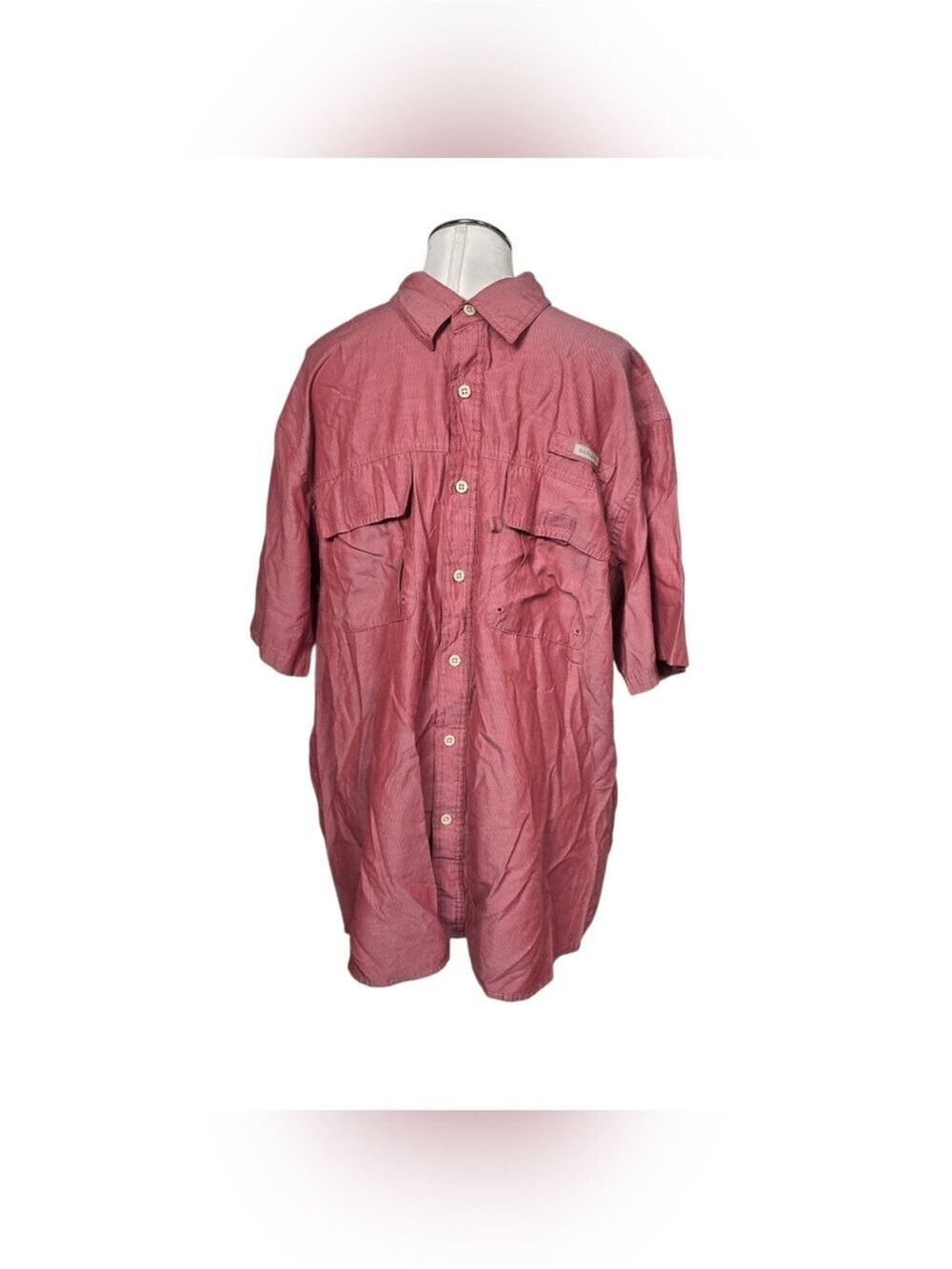 G.H. Bass & Co. Explorer Series Button Down Shirt XL Mesh Fishing Breatheable